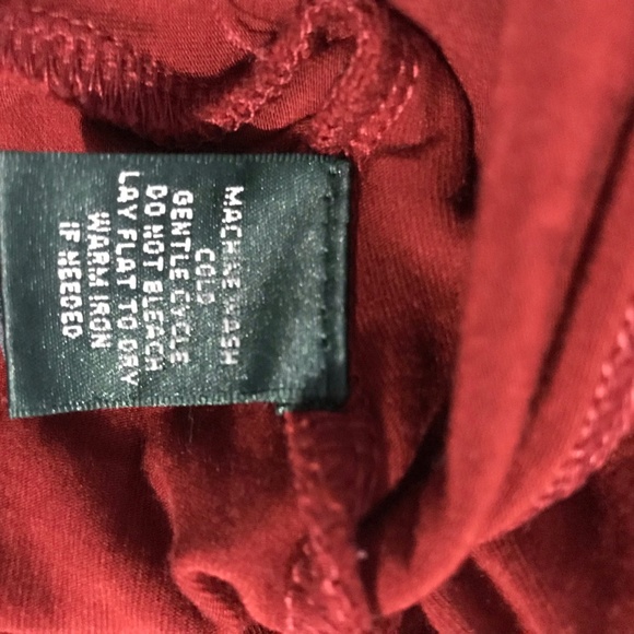 Ralph Lauren Red Wrap Blouse - Picture 5 of 5